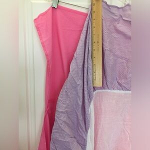 Bundle 1 pink & 1 purple bed skirt TWIN sham